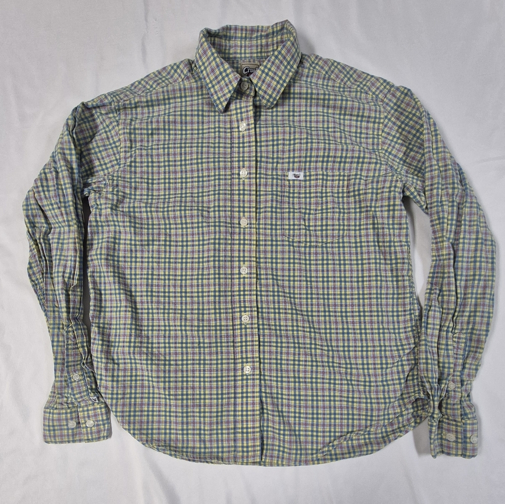 Cruel Girl Multicolor Plaid Western Button Up Shirt With Pocket Size Large
